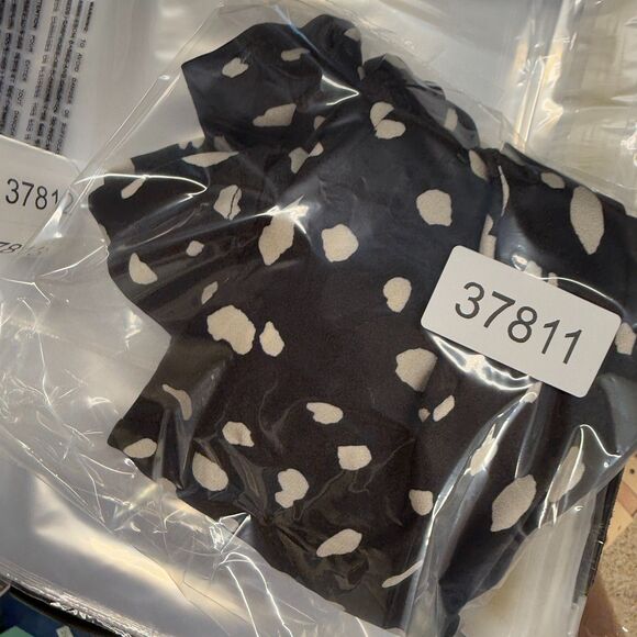 Hello Molly Dress Women S Small Black Animal Print Maxi Long V-Neck Sleeveless - Picture 5 of 5